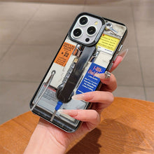 Load image into Gallery viewer, Vintage Phone Booth Pattern Phone Cases