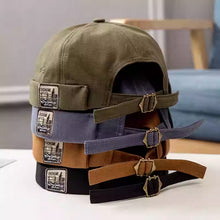 Load image into Gallery viewer, Vintage Cotton Skull Cap Hat