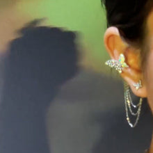 Load image into Gallery viewer, Butterfly Tassel Ear Clips