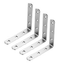 Load image into Gallery viewer, 4-Pack Stainless Steel Corner Braces