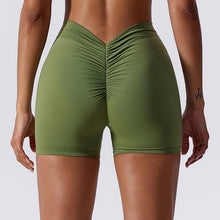 Load image into Gallery viewer, Sculpting V-Back Ruched Shorts