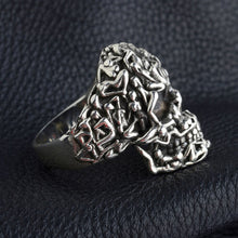 Load image into Gallery viewer, Gothic Death Skull Ring