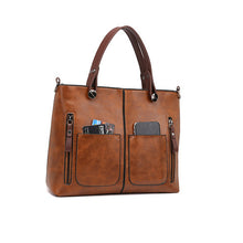 Load image into Gallery viewer, Ladies Vintage Leather Shoulder Bag