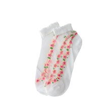Load image into Gallery viewer, Summer Floral Breathable Socks