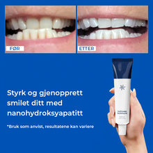 Load image into Gallery viewer, Nano hydroksyapatitt og kokos tannblekingstannkrem