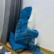 Load image into Gallery viewer, Shark Blanket Hoodie
