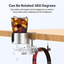 Load image into Gallery viewer, 2 In 1 Universal Desk Cup Holder