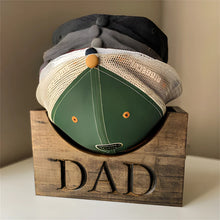 Load image into Gallery viewer, Dad Wooden Hat Holder