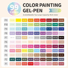 Load image into Gallery viewer, 45/72/99 Colors Gel Pen Set