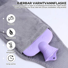Load image into Gallery viewer, Plysj påfyllbart varmtvannsflaskebelte