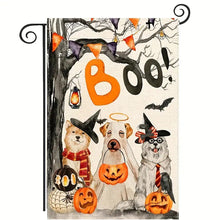Load image into Gallery viewer, Halloween Garden Flag