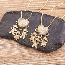 Load image into Gallery viewer, Love and my kids - Mother's Love Necklace