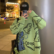 Load image into Gallery viewer, Little Dinosaur Loose Casual Sweater