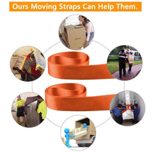 Load image into Gallery viewer, 2pcs Adjustable Furniture Teamstrap Moving and Lifting Straps