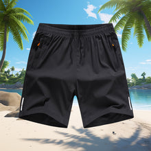 Load image into Gallery viewer, Loose Fit Athletic Shorts with Zipper Pockets