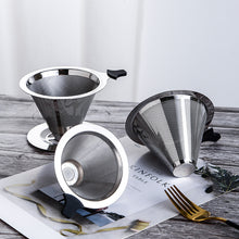 Load image into Gallery viewer, Stainless Steel Pour Over Drip Coffee Filter for Mason Jars
