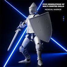 Load image into Gallery viewer, DIY Medieval Warrior Strong Magnetic Removable Articulated Doll