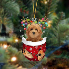 Load image into Gallery viewer, Cute Christmas Sock Dog Ornament