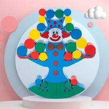 Load image into Gallery viewer, Wooden Clown Balancing Blocks