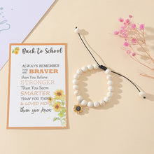 Load image into Gallery viewer, Sunflower Back to School Bracelet