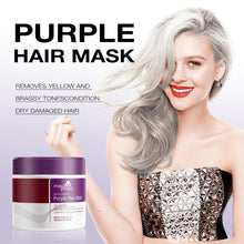 Load image into Gallery viewer, Collagen nourishing hair care deep repair purple hair mask