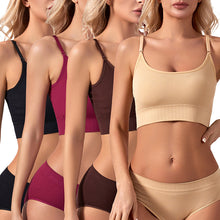 Load image into Gallery viewer, Solid Ribbed Adjustable Strap Wireless Bra