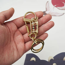 Load image into Gallery viewer, Stainless Brass Keychain