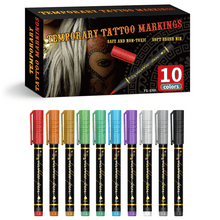 Load image into Gallery viewer, Midlertidige Tattoo Markers Sett