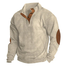 Load image into Gallery viewer, Men's Corduroy Casual Stand Collar Sweatshirts