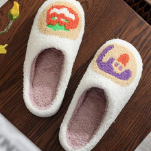 Load image into Gallery viewer, Halloween Cartoon Pattern Plush Slippers