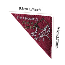 Load image into Gallery viewer, Hand Embroidered Felt, Corner Bookmark