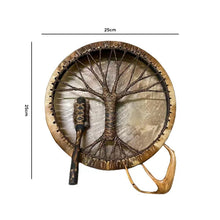 Load image into Gallery viewer, Shamanic Drum 'Tree of Life' Instrumental Ornament