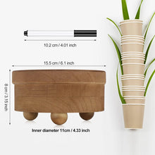 Load image into Gallery viewer, Wooden Cup Holder with Marker Slot