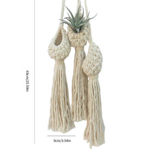 Load image into Gallery viewer, Macrame Hanging Planter Indoor For Air Plant