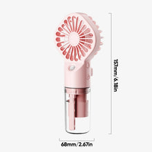 Load image into Gallery viewer, Handheld Mini Mist Fan