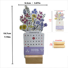 Load image into Gallery viewer, 2025 blomstrende skrivebordskalender