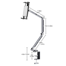 Load image into Gallery viewer, 360° roterbart justerbar aluminiumslegering bordstativ