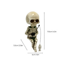 Load image into Gallery viewer, Fishing Skeleton Garden Accessory