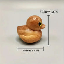 Load image into Gallery viewer, Håndlaget gummiand av tre