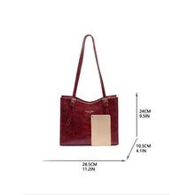 Load image into Gallery viewer, Women's Minimalist Zipper Tote Bag