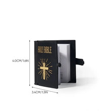 Load image into Gallery viewer, Mini Bible Cross Keychain