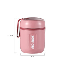 Load image into Gallery viewer, Stainless Steel Thermal Container with Foldable Spoon