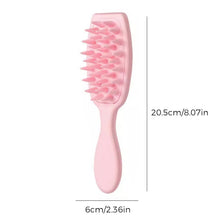 Load image into Gallery viewer, Silicone Scalp Massage Comb With Long Handle