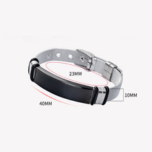 Load image into Gallery viewer, Stainless Steel Bible Verses Cross Bracelet