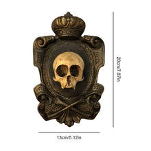 Load image into Gallery viewer, Hanging Skull Plaque