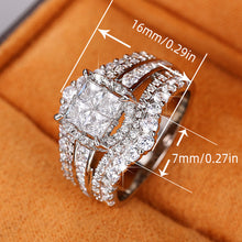 Load image into Gallery viewer, Square Five-in-One Ring for Women