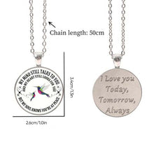 Load image into Gallery viewer, Hummingbird Memorial Necklace