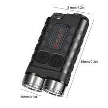 Load image into Gallery viewer, Magnetic Mini Keychain Flashlight