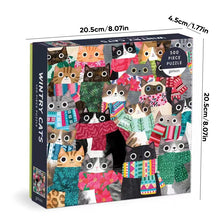 Load image into Gallery viewer, Winter Cat Jigsaw Puzzle