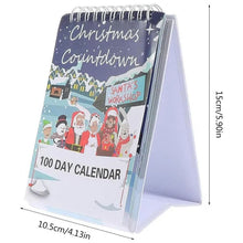 Load image into Gallery viewer, 100 Days of Christmas Countdown Calendar